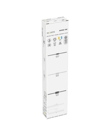 MORNE * APLIQUE IP44 NEGRO 16W
